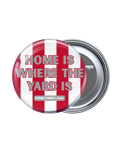 Red and White Game Day Buttons