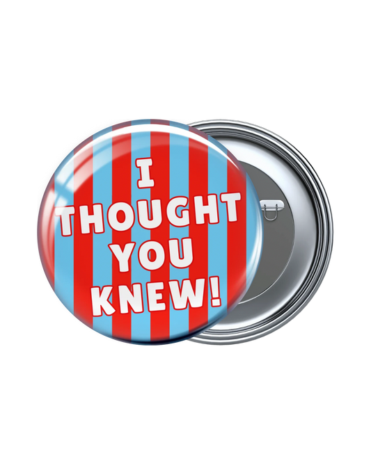 Red and Blue Game Day Buttons