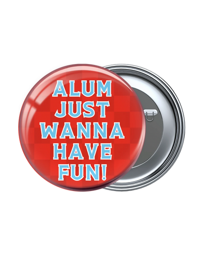 Red and Blue Game Day Buttons