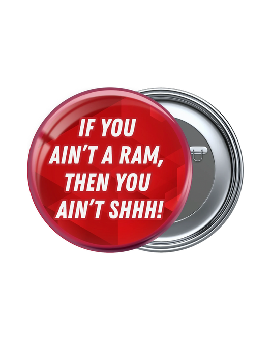 Red and White Game Day Buttons